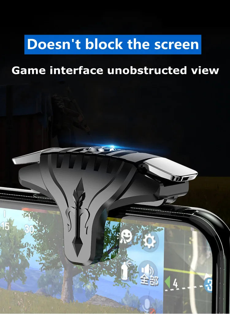 Gaming  Controller For PUBG Smartphone IOS Android Metal Gamepad Mobile Joystick Aim Shooting Trigger Shooter Control