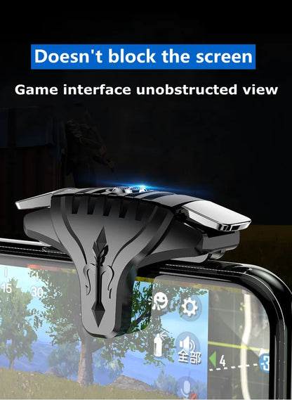 Gaming  Controller For PUBG Smartphone IOS Android Metal Gamepad Mobile Joystick Aim Shooting Trigger Shooter Control