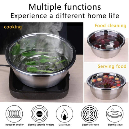 3 in 1 Vegetable Slicer Cutter Graters Drain Basket Stainless Steel Vegetable Salad Maker Bowl Kitchen Accessories Gadget