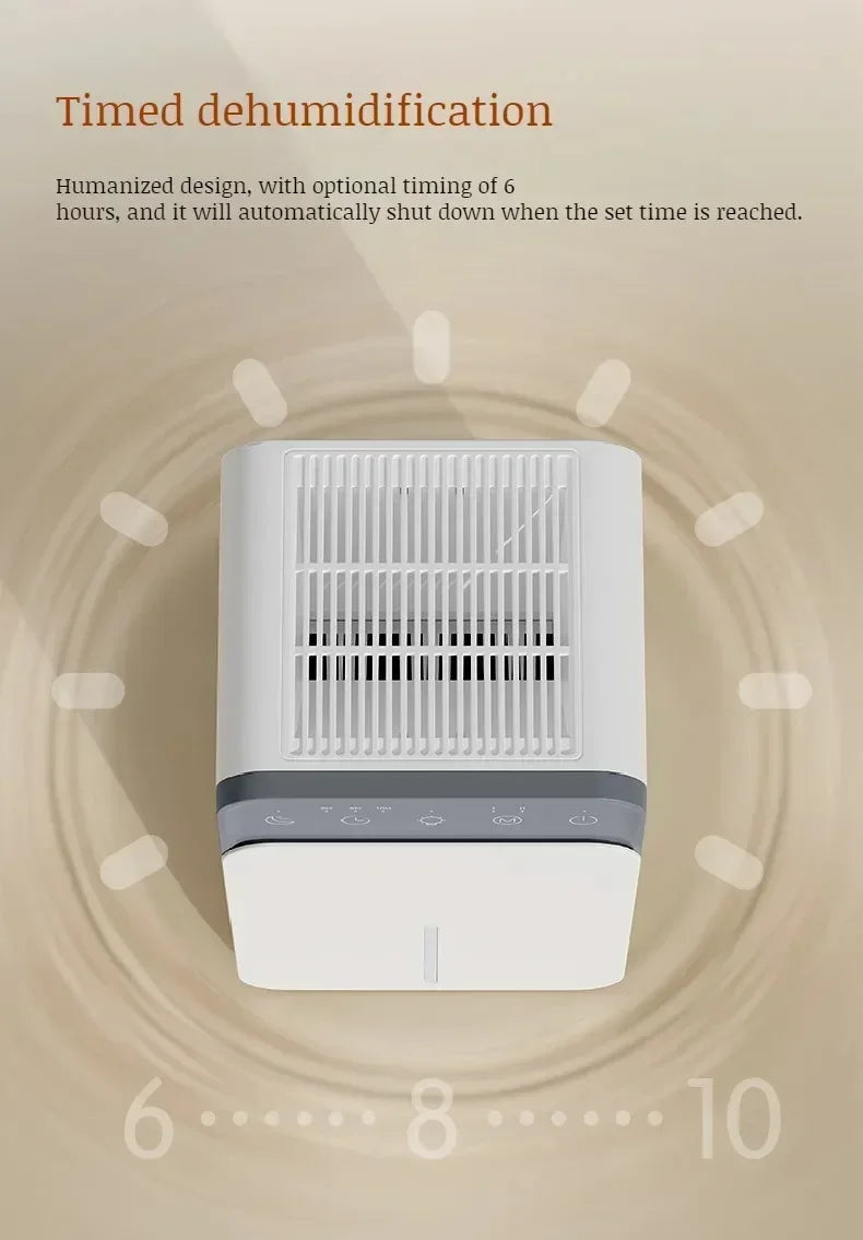 Air Dehumidifier Portable Mute Moisture Absorbers Machine Air Dryer For Home Bedroom Office Kitchen Deodorizer Dryer EU plug