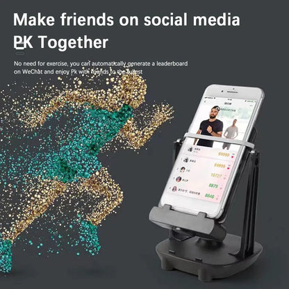 Pedometer Desk Wiggler Mobile Phone Stand Holder Automatic Swing Shake Phone Walking Swing Shaker Brush Stepper For All Phone ﻿