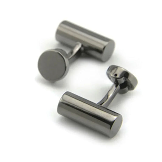 French Shirt Buttons Men's Cylindrical Jewelry Accessories Gentleman Business Party Clothing Cufflinks Friend Father's Day Gifts