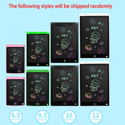 12 inch LCD Writing Tablet for Kids-Reusable Drawing Board, Eye Protection Screen, Lock Button & Instant Erase-Educational Gift