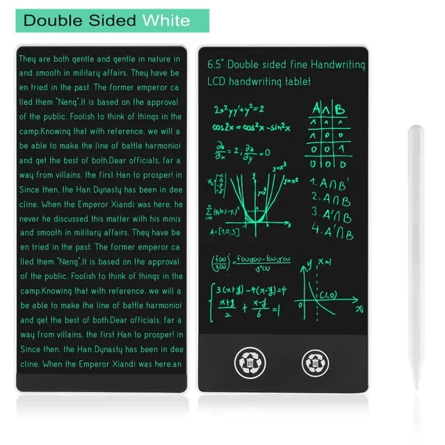 6.5-inch Full Screen Superfine Handwriting LCD Writing Tablet Meeting Content Magnetic Sketch Pad Liquid Crystal Drawings Board