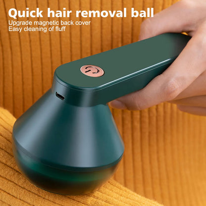 Electric Lint Remover Shaving for Clothes Fuzz Pellet Sweater Fabric Hair Ball Trimmer Portable USB Rechargeable Detachable