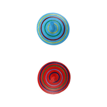 Top DIY Gyroscope Toys Educational Game Wooden Gyro Toys Wooden Rotate Gyro Woode Spinning Top Toy Desktop Spinning Top