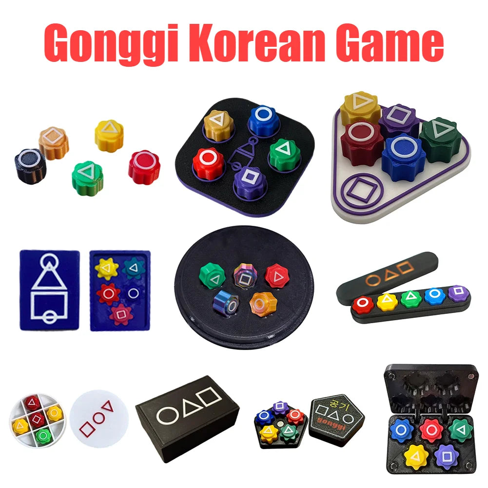 Gonggi Game Korean Folk Game Traditional Play Game Family Stone Catching Party Board Games Hand Eye Coordination Training Toy