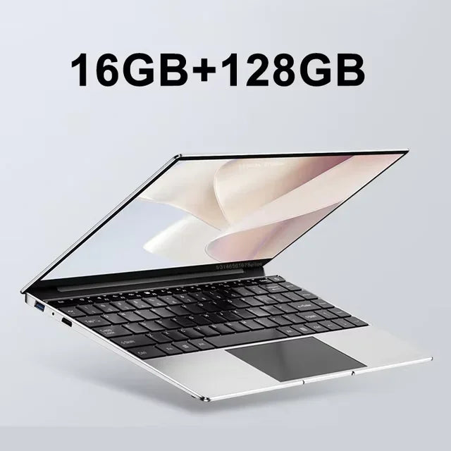 14.1 inch Laptop Intel Pentium N3700 Windows 11 16GB RAM Notebook 1920*1080 Resolution Unlock Computer Office Study gamer PC
