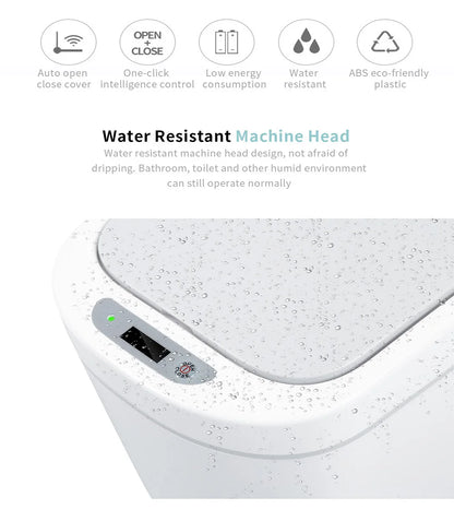 Youpin NINESTARS Smart Trash Can Motion Sensor Auto Sealing LED Induction Cover Trash 7L Home Ashcan Bins Fashion