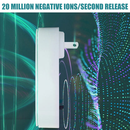 Portable Air Purifier Quiet and Energy-saving Smoke Remover Anion Air Filter Intelligent Household Air Freshener Ionizer Cleaner