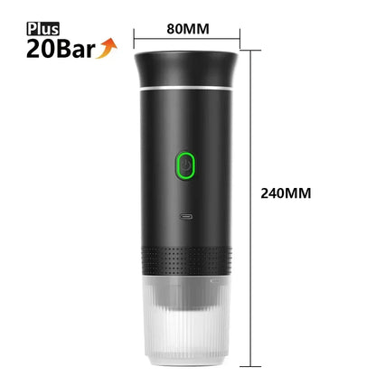NEW Portable Coffee Machine 3-in-1 Wireless Electric Espresso Coffee Maker for Capsule Coffee Powder Travel Camping Coffee Maker
