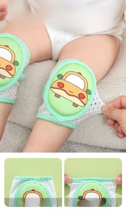 Children's Knee Pads Crawling Elbows Baby Knee Pads Breathable Safety Nets Knee Pads Anti Fall Leg Pads and Warm Pads