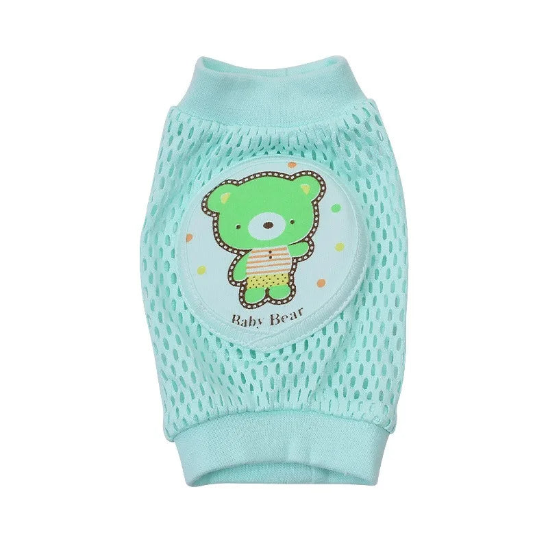Baby Knee Pads 1 Pair - Thin Summer Crawling Protection, Anti-Fall Learning to Walk Gear for Infants & Toddlers