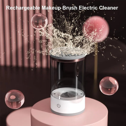 3 In 1 Electric Makeup Brush Cleaner Automatic Spinner Makeup Brush Holder Stand Women Lazy Cleaning Brush Washer Quick Dry Tool
