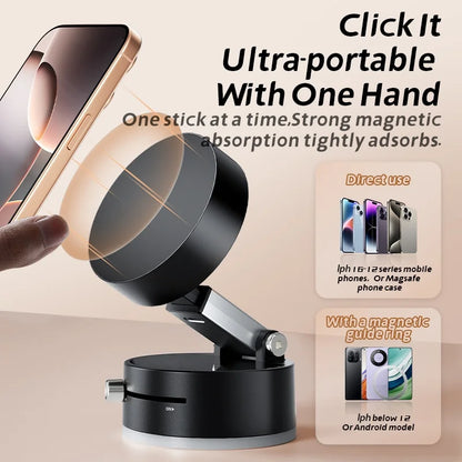 The Magnetic Mobile Phone Holder Is Suitable For A Variety Of Scenarios It Is Small And Iight And Can Be Fixed On Both Sides