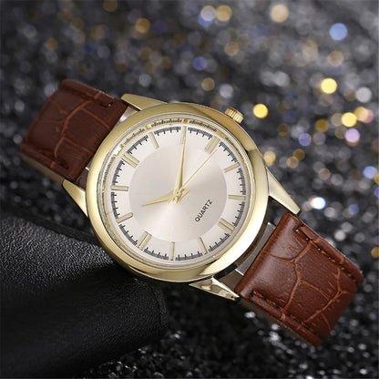 Classic Minimalist Men's Business Quartz Watch - Stainless Steel Round Dial Precision Timepiece with Date Display, Sophisticated