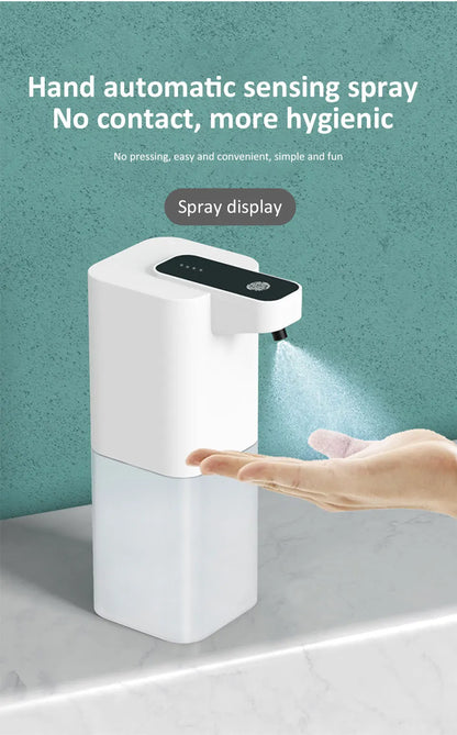 Automatic Inductive Soap Dispenser Smart Hand Washing Soap Machine with USB Charging Touchless Hand Sanitizer Dispenser for Home