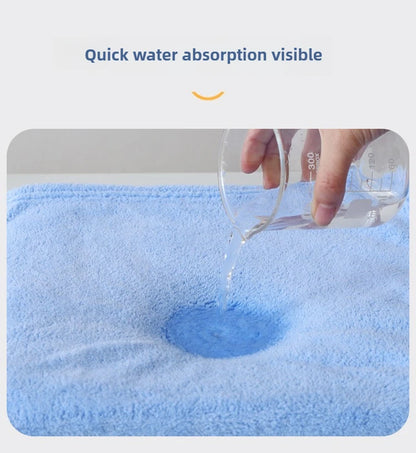 Baby Hooded Bath Towel - Super Absorbent Microfiber Cartoon Cloak, Soft Infant Bathing Wrap with Cute Animal Designs