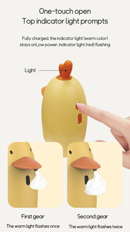 Automatic Soap Dispenser USB Charging Cute Cartoon Style Touchless Sensor Children Washing Hand Machine Soap Foam Dispenser