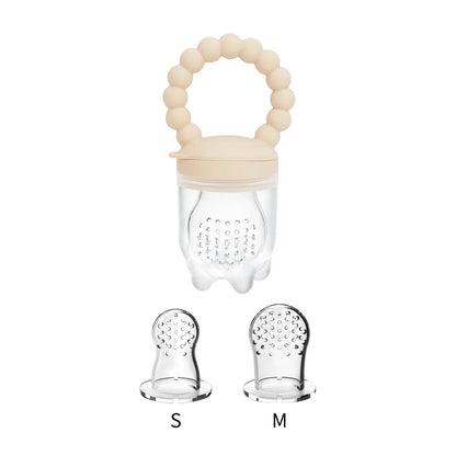 Baby Pacifier Fruit Feeder Baby Silicone Mesh Bag Pacifier Food-grade Fruit and Vegetable Feeder Nursing Toddler Teething Toys