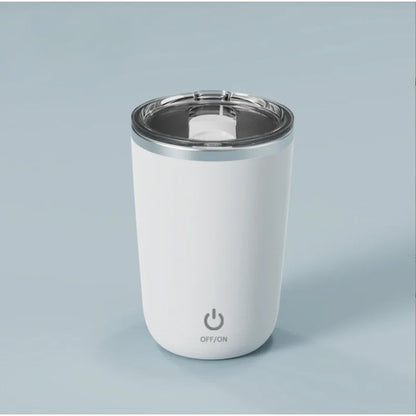 350ml Self-Stirring Mug Stainless Steel Thermal Insulation USB Rechargeable Auto Magnetic Mug Waterproof Self Mixing Coffee Cup
