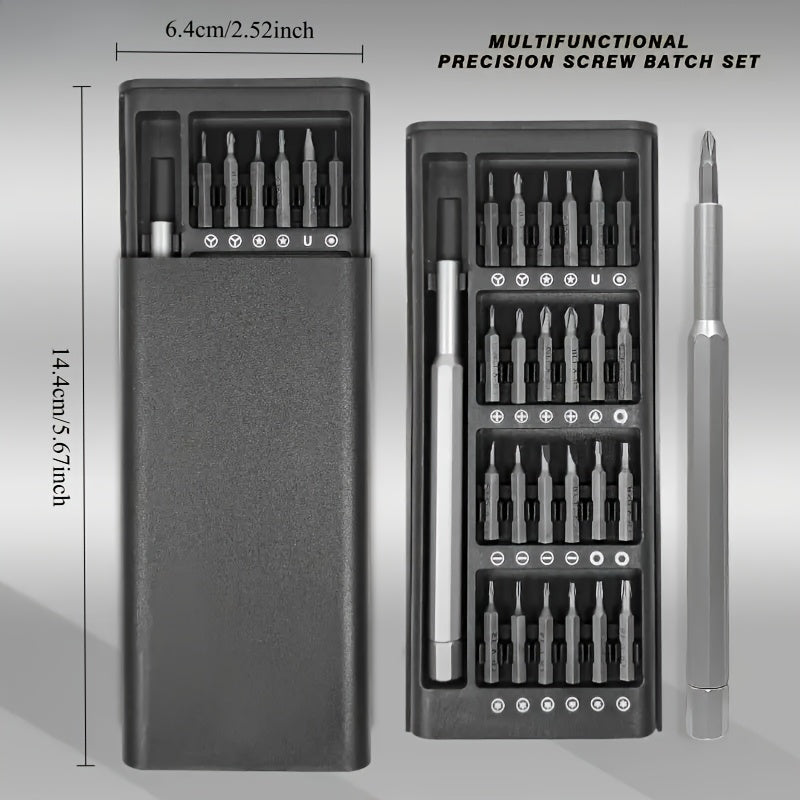 25-in-1 Multi-Function Precision Screwdriver Set, Durable, Uncharged - for Mobile Phone & Tablet Repair